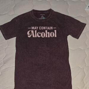 Dark Purple & Pink Graphic Tee